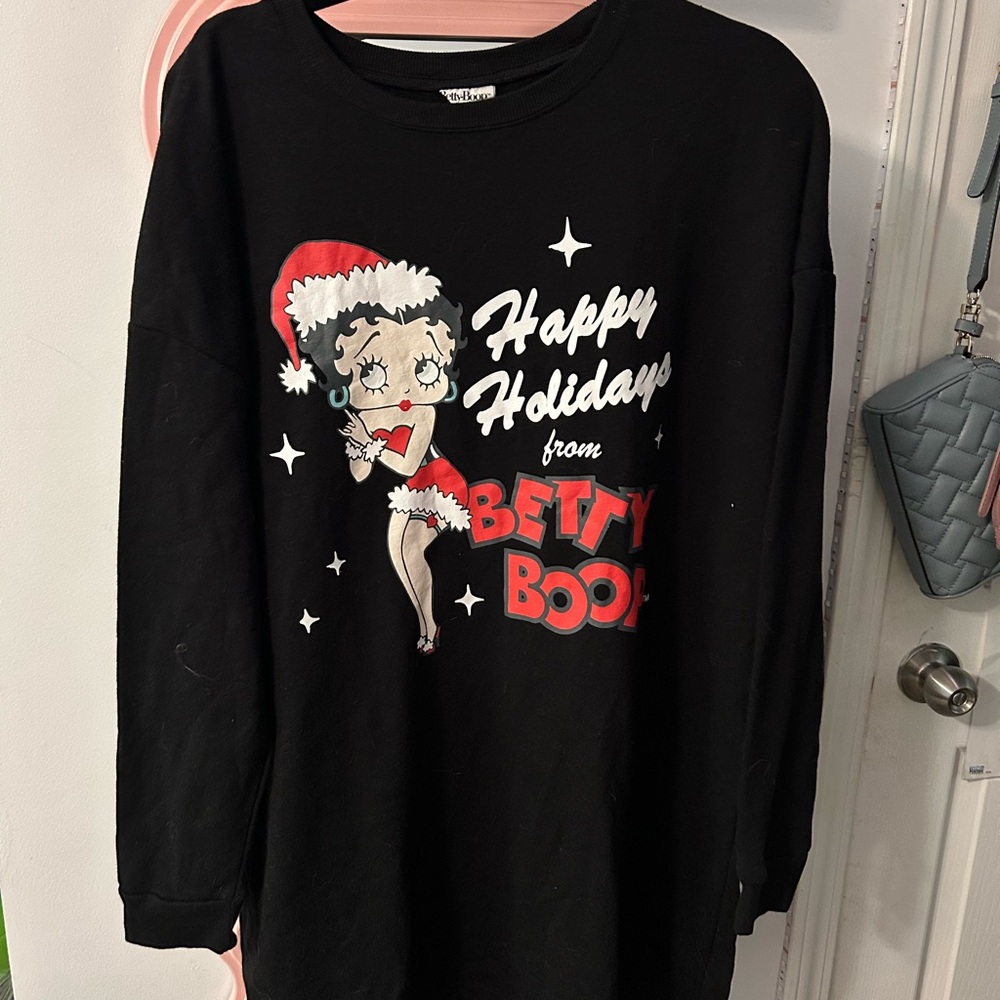 Betty Boop Black and Red Pajama dress